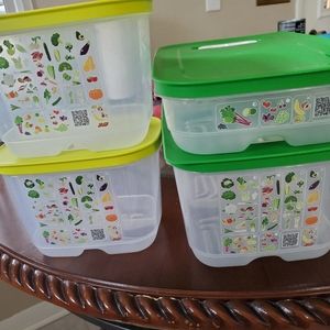 Tupperware refrigerator/freezer storage containers
